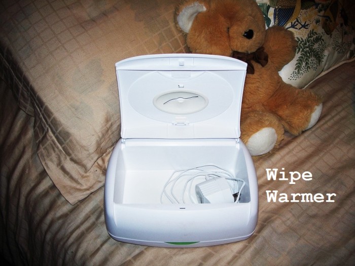 Photo Credit: Dana Lane It's a wipe warmer.  Look, they're great.  Yes, the wipes will be warm.  I do understand how all these things are helpful, they're just not crucial.
